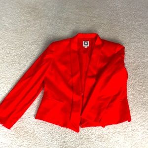 Red suit Jacket perfect for the holidays